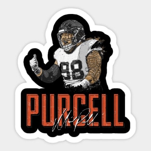 Mike Purcell Denver Player Name Sticker